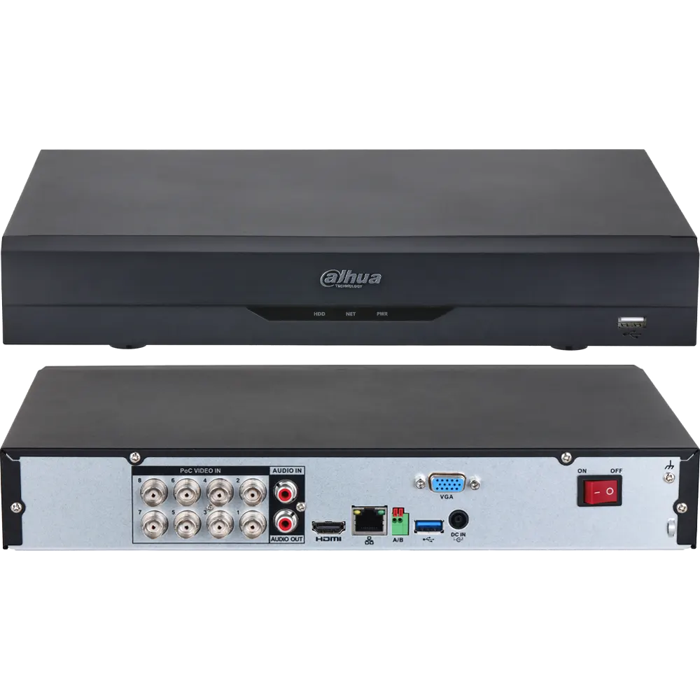 دستگاه XVR داهوا مدل DH-XVR5108H-4KL-I3-8P | هشت کانال 4K قیمت و خرید دستگاه DVR داهوا مدل DH-XVR5108H-4KL-I3-8P - فروشگاه محصولات داهوا - نمایندگی اصلی شرکت داهوا dahua