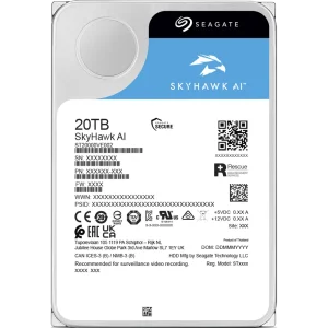 قیمت و خرید هارد دیسک اینترنال 20 ترابایت سیگیت اسکای هاوک AI مدل ST20000VE002 - فروشگاه محصولات سیگیت - نمایندگی اصلی شرکت سیگیت SEAGATE