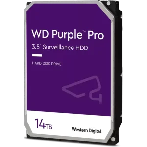 قیمت و خرید هارد دیسک اینترنال 14 ترابایت وسترن دیجیتال بنفش Pro مدل WD141PURP - فروشگاه محصولات وسترن دیجیتال WD - نمایندگی اصلی شرکت وسترن دیجیتال Western Digital