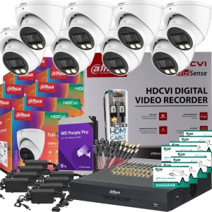 بهترین پک دوربین مداربسته 4K داهوا کد 001 8 کانال 5 مگاپیکسل