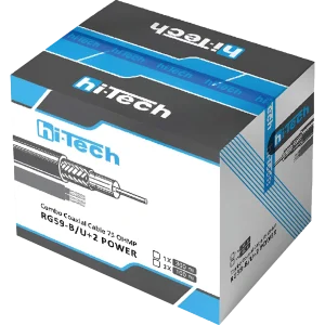 کابل ترکیبی RG59 هایتک مدل HC-700-P حلقه 100 و 300 متری