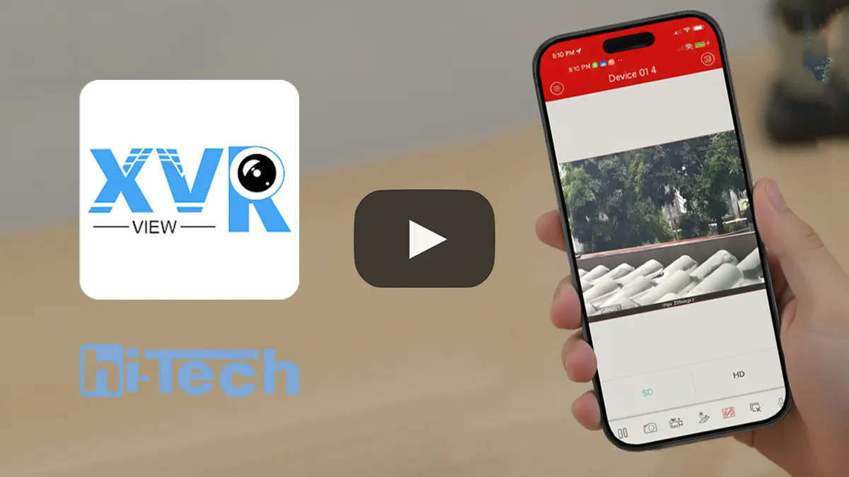 آموزش انتقال تصویر هایتک برنامه XVR View